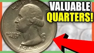 10 VALUABLE QUARTERS TO LOOK FOR - RARE QUARTERS WORTH A LOT OF MONEY!
