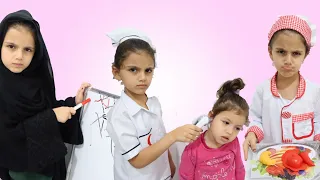 سوار تختار مهنة!!! |  Sewar Play w/ Toys and Chooses a New Profession