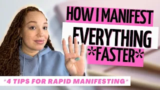 4 Things I Do To Manifest EVERYTHING at Rapid Speed | Law of Assumption | Attraction