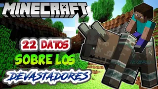 Todo Sobre Los Devastadores en Minecraft / 22 cosas sobre los DEVASTADORES (1.19.++)