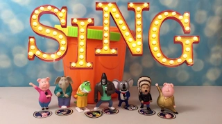 SING! THE MOVIE! SURPRISE BUCKET!  ROSITA, GUNTER, MS. CRAWLY, MR. MOON, ASH, JOHNNY & MEENA!💕🎤