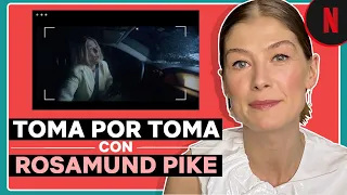 Cómo Rosamund Pike llevó al límite sus pulmones en Descuida, yo te cuido