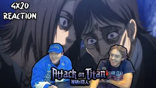 IT'S BEEN EREN ALL ALONG?! | Attack on Titan 4x20 "Memories of the Future" Reaction!