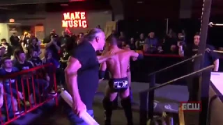 Scott Hall gets extreme and hits Flip Gordon with a light tube! | dMe