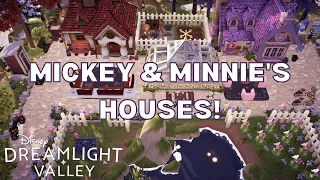 Decorating Mickey & Minnie's Houses! | Disney Dreamlight Valley [Speed Build]