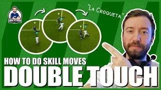 LA CROQUETA | How to use Double Touch skill to beat defenders and free up space | PES 2021 Tutorial