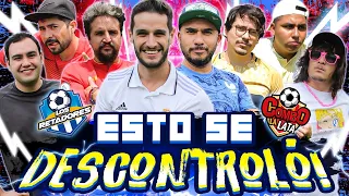 #LaReta en el estadio: AdrianMarcelo, AldoFarías y Durden VS EsePerez, Manu, Jake y AlexMontiel