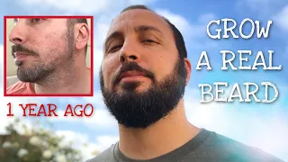 The Secret of Growing a REAL BEARD - 1 Year Journey