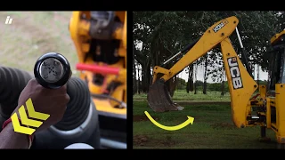 JCB 3DX new technology 2018 Operation - How to Operate a JCB Bucket (Backhoe Loader)