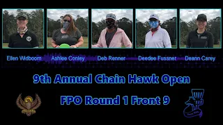 9th Annual Chain Hawk Open FPO Round 1 Front 9