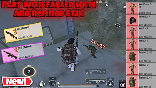 Metro Royale Play With Fabled MK14 And Refined S12K in New Map  / PUBG METRO ROYALE CHAPTER 13