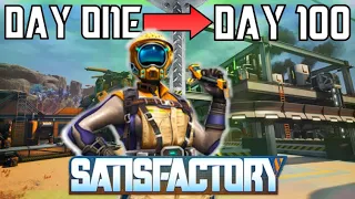 I spent 100 days in Satisfactory... This is what happened! [Days 0-100]