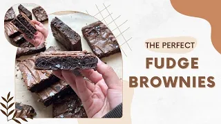 The Perfect Fudge Brownies | Fudgy brownies with a crackly, shiny top