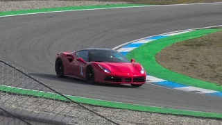 Ferrari 488 GTB | Flat out accelerations & flyby´s | Pistenclub Trackday