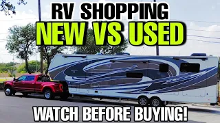 MUST WATCH FIRST! Are USED RVs Better? The things you didn't think about!