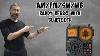 Raddy RF320 Shortwave Radio with Remote App controls.