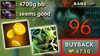 73k Net Worth Advantage [Wrath of Nature + Greevil's Greed] 4700 Gold Buyback | Dota 2 Ability Draft