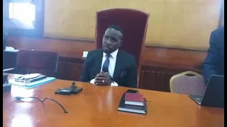 COSASE Chairperson Joel Ssenyonyi elucidating on the inquest into the illegal sale of Railway assets