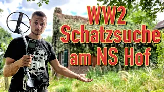 WW2 SCHATZSUCHE am N*zi Hof!! (Spurensuche mit Metalldetektor)