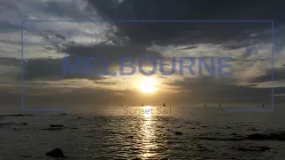 Timelapse Sunset Sail Port Phillip Bay [Brighton Beach Melbourne]