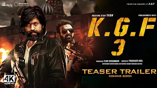 KGF: Chapter 3 | Official Trailer | Rocking Star Yash, Prabhas, Raveena | Prashanth Neel | fan made