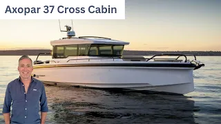 $600,000 Axopar 37 Cross Cabin Walkthrough.