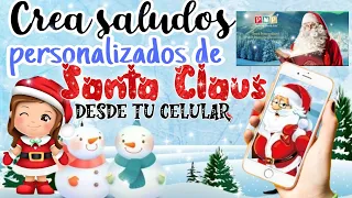 Saludo de papá Noel gratis / cómo descargar un saludo de Santa Claus 🎄❤️