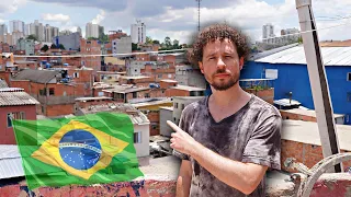 Caminando por una favela enorme de Brasil | SÃO PAULO 🇧🇷