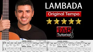 Lambada by kaoma | original Tempo + Sheet & Tab