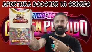 MÁS ORO! - APERTURA DE CARTAS POKEMON DE BOOSTER DE 18 SOBRES DE ORIGEN PERDIDO