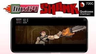 Shank en box64droid Snapdragon 720g android gama media