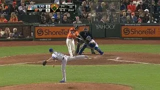 Ishikawa hits a home run into McCovey Cove