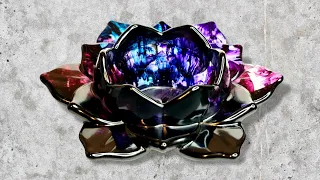 #104 Epoxidharz Lotusblüte ☆ Resin lotus flower