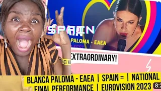 OMG Blanca Paloma-Eaea|Spain•|NationalFinalPerformance|Eurovision 2023.(Spain citizens show me love)