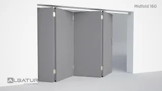 Spitze-Albatur 9300-9500 MidFold 160kg Sliding Folding Door System Installation Video