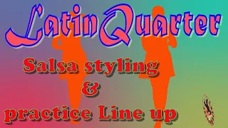 Marc Anthony, Vivir Mi Vida Salsa line up, line up tutorial, including latin figure 8 hip action