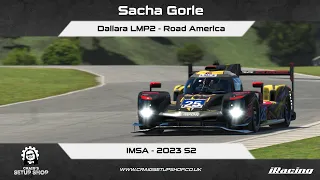 iRacing - 23S2 - Dallara LMP2 - IMSA - Road America - SG