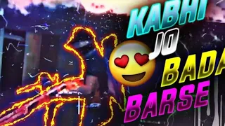 KABHI JO BADAL BARSE||SONG|| BEAT SYNC||FREE FIRE MONTAGE||BY Tuff gaming #gaming #trending #montage