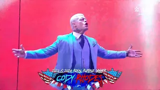 Cody Rhodes Entrance - WWE Monday Night Raw, March 11, 2024