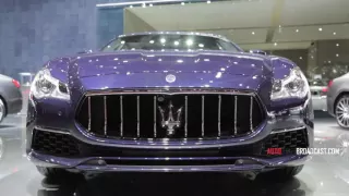 2017 Maserati Quattroporte NEW   премьера парижский автосалон 2016 4k (Ultrahd)