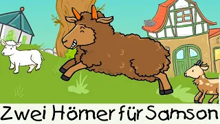 😴 Zwei Hörner für Samson || Geschichten für Kinder