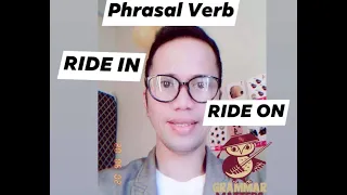 RIDE IN and RIDE ON : ENGLISH GRAMMAR ( Phrasal Verb)RamzTutorialEducational 📚📖🖊⏳