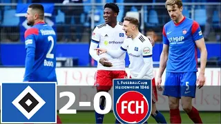 HSV vs Heidenheim 2-0 Highlights | All Goals | 12 February 2022