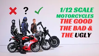 Are All 1/12 Scale Motorcycles Created Equal For Action Figures? Aoshima, Gilumza & Hasbro Bikes