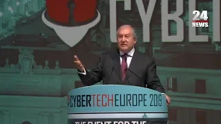 Արմեն Սարգսյանը ելույթ է ունեցել #Cybertech_Europe 2019 միջազգային համաժողովում