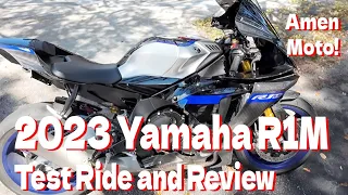 2023 Yamaha R1M Test Ride and Review!