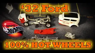 Распаковка и разборка модели 100% Hot Wheels '32 Ford Sedan So-Cal Speed Shop