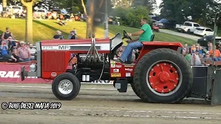 Illiana Pullers Association tractors. Rossville Illinois tractor pull 2019.
