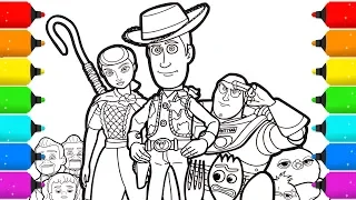 Toy Story 4 Coloring Page Drawing and Coloring