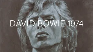 A portrait of David Bowie
